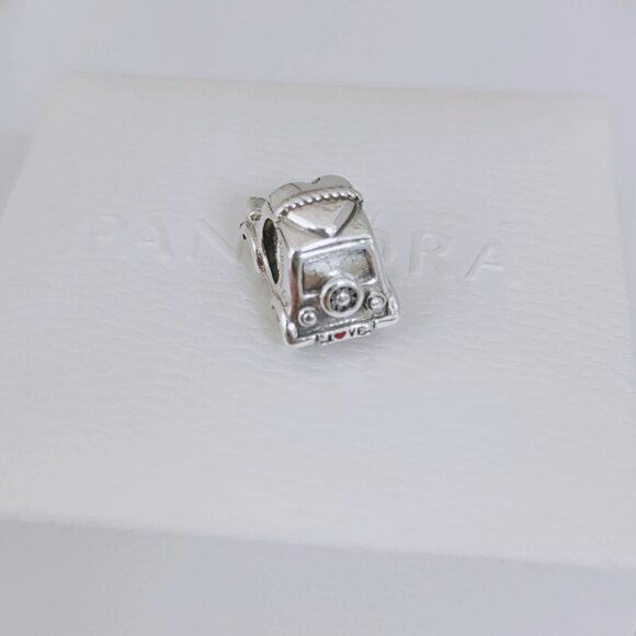 Pandora Electric Car Charm Dangle S925 Sterling Silver Bracelet Pendant Gift - Picture 4 of 10